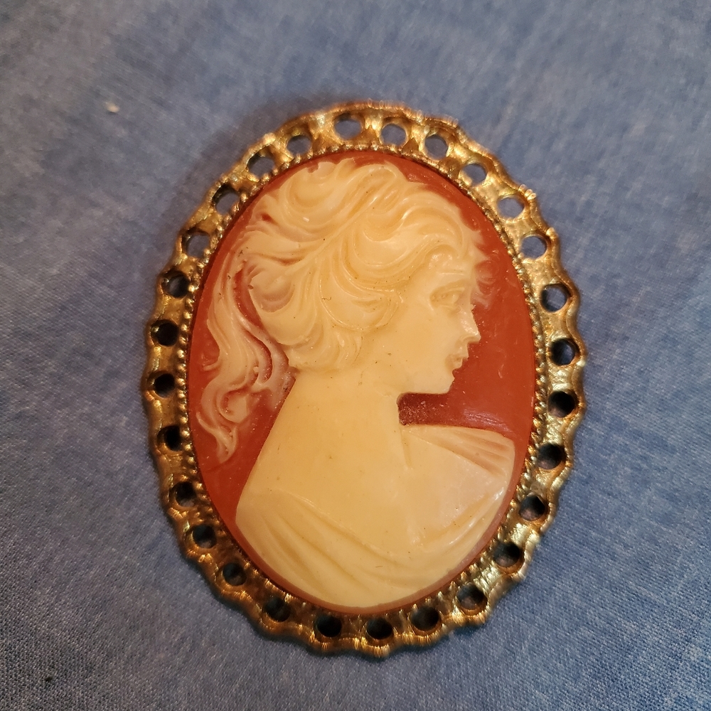 Vintage Cameo Brooch